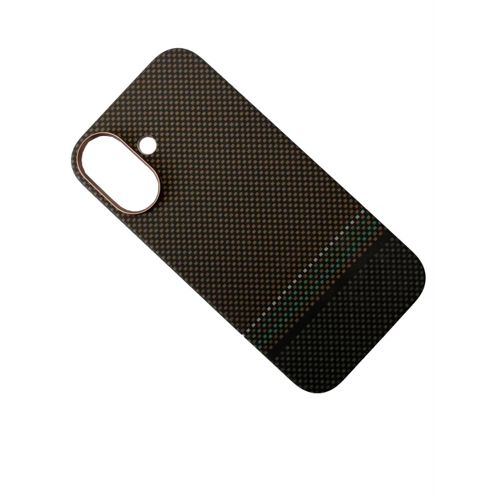 İphone 16 ile Uyumlu Magsafe Özellikli Knt Kevlar Telefon Kılıfı