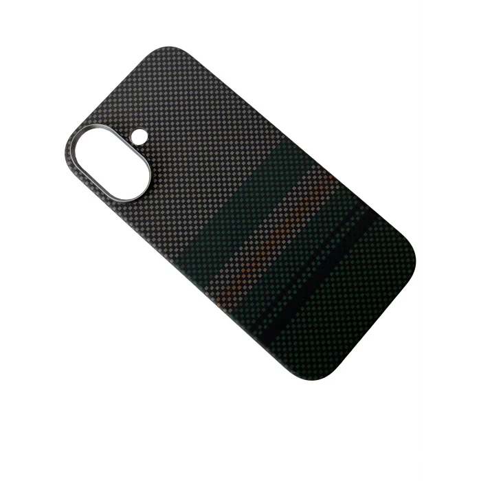 İphone 16 ile Uyumlu Magsafe Özellikli Knt Kevlar Telefon Kılıfı