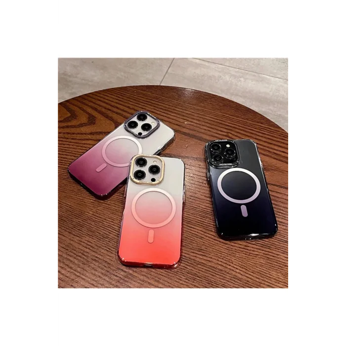 İphone 16 Pixel Sert Magsafe Uyumlu Telefon Kılıfı