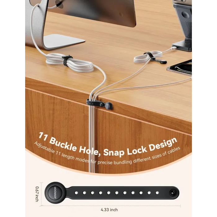 Joyroom Manyetik Silikon Kablo Bağı(6Adet)