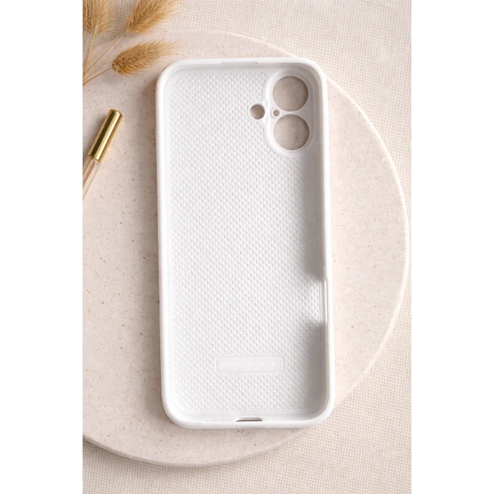 İphone 16 PLUS ile Uyumlu Mat Elektro Cam Telefon Kılıfı