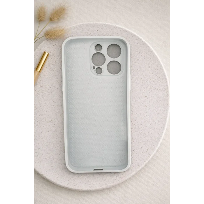 İphone 14 PRO ile Uyumlu Mat Elektro Cam Telefon Kılıfı