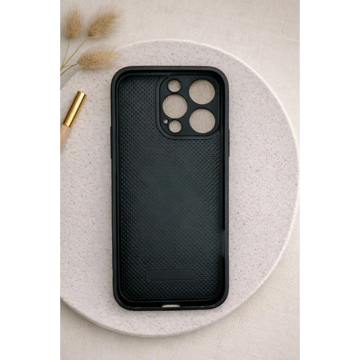 İphone 16 PRO ile Uyumlu Mat Elektro Cam Telefon Kılıfı