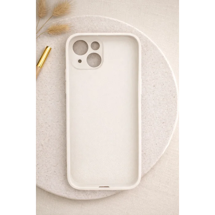 İphone 15 PLUS ile Uyumlu Mat Elektro Cam Telefon Kılıfı