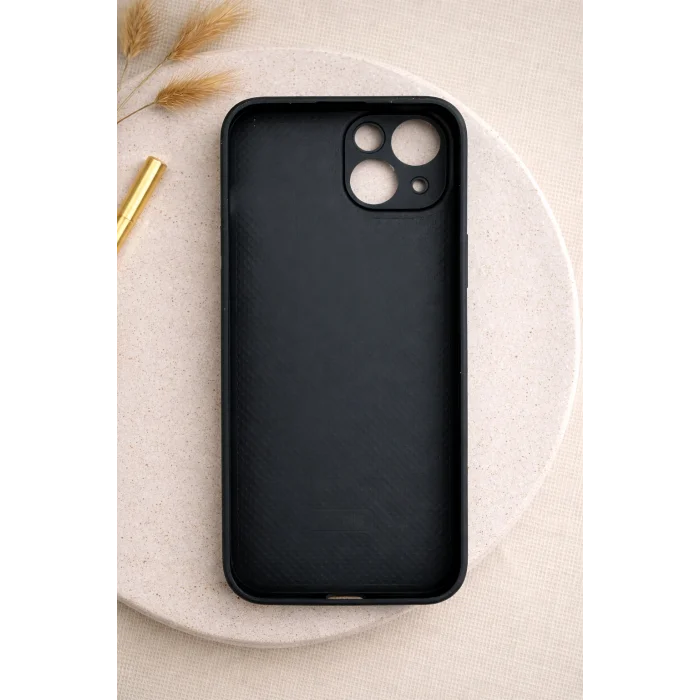 İphone 15 PLUS ile Uyumlu Mat Elektro Cam Telefon Kılıfı