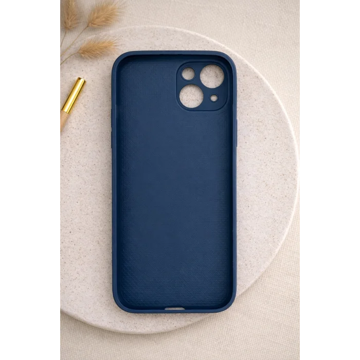 İphone 15 PLUS ile Uyumlu Mat Elektro Cam Telefon Kılıfı