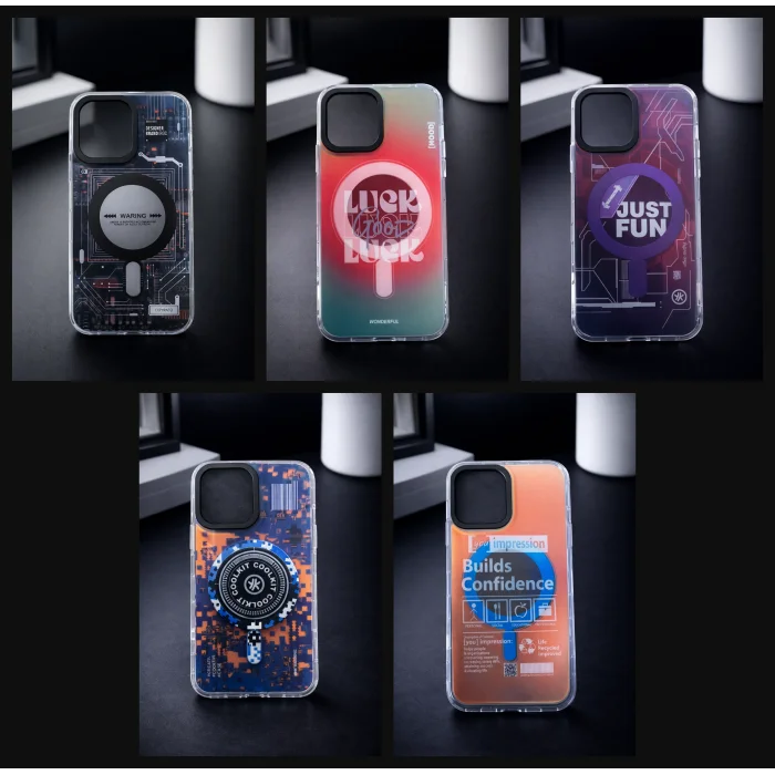 İphone 13 Pro Max ile Uyumlu Magsafe Özellikli Summer Telefon Kılıfı