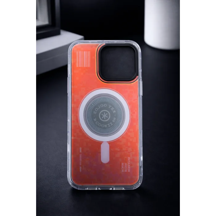 İphone 13 Pro Max ile Uyumlu Magsafe Özellikli Summer Telefon Kılıfı