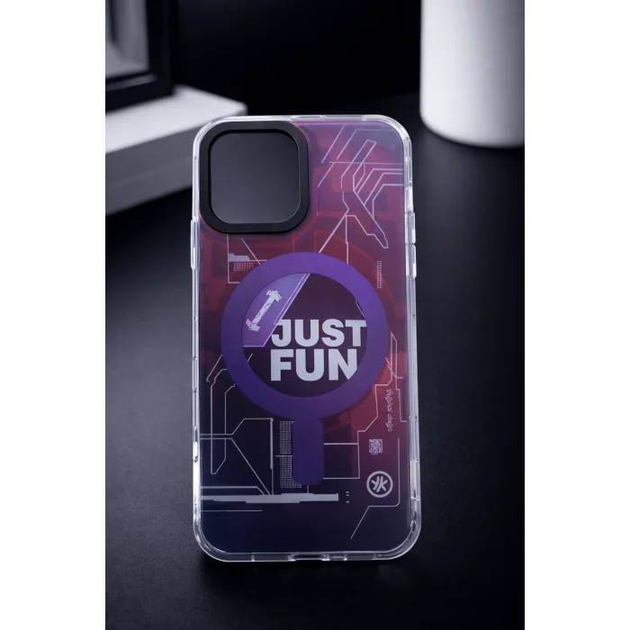 İphone 14 Pro ile Uyumlu Magsafe Özellikli Summer Telefon Kılıfı