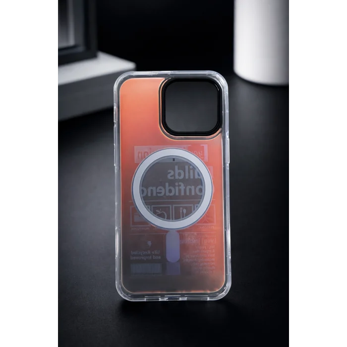 İphone 14 Plus ile Uyumlu Magsafe Özellikli Summer Telefon Kılıfı