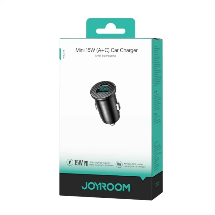 Joyroom JR-CCN16 15W 2 Çıkışlı Usb ve Type-c Mini Araç Şarj