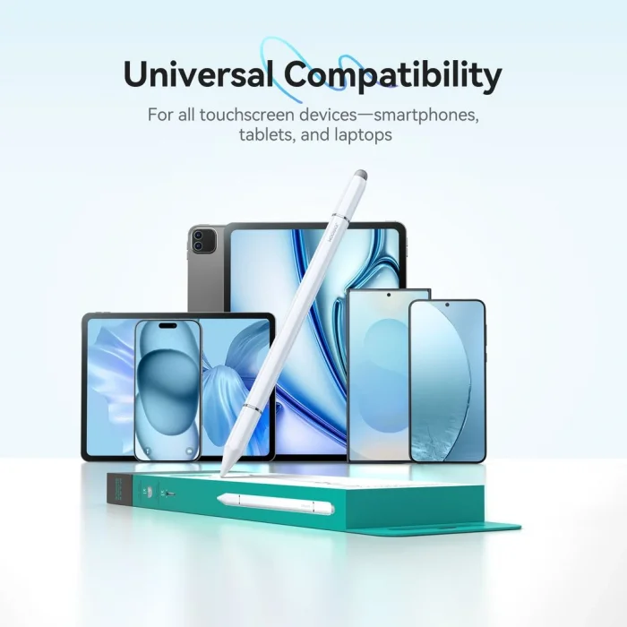 Joyroom 3ü 1 Arada Manyetik Pasif Kapasitif Stylus Kalem - Siyah