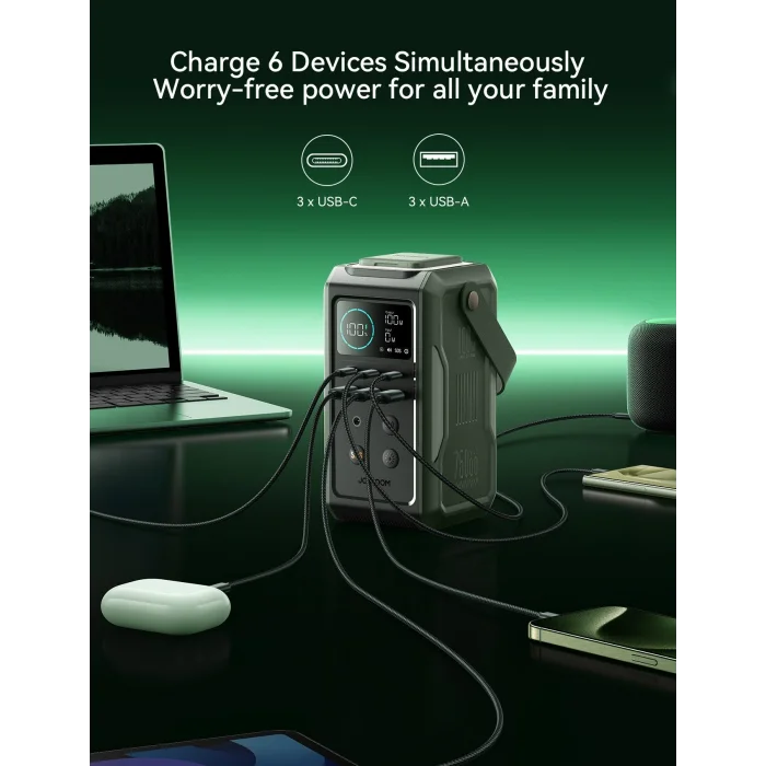 Joyroom JR-PBF10 100W 75.000 Mah Doğa Kamp Powerbank Güç Kaynağı