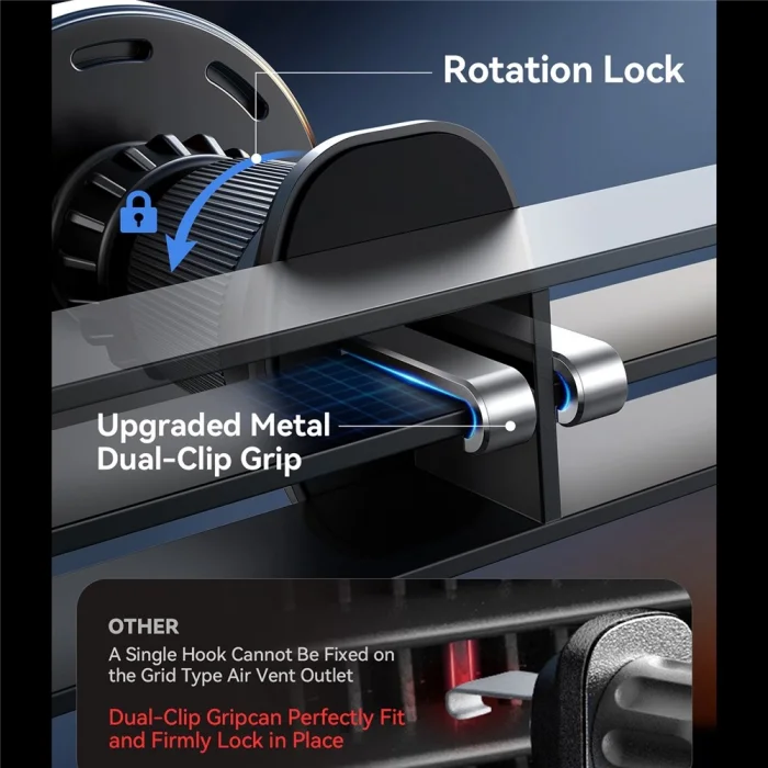 Joyroom JR-ZS50215w 2 İn 1 Magsafe Wireless Araç Tutucu