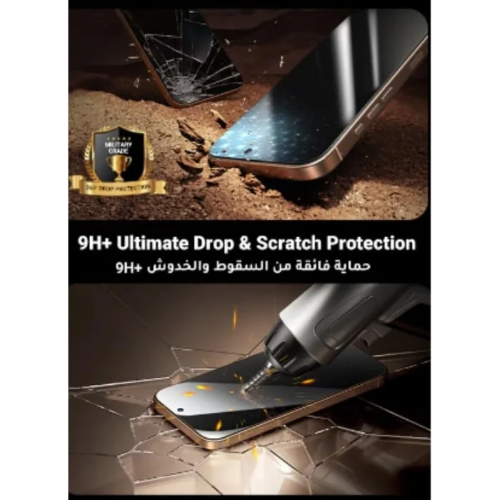 Joyroom İphone 16 Plus ile Uyumlu Privacy Cam Ekran Koruyucu