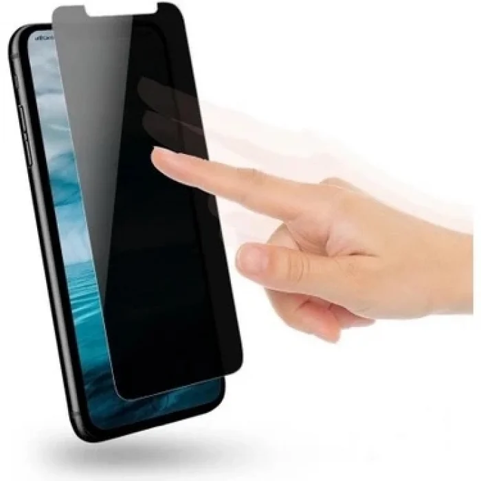 İphone  15 Pro ile Uyumlu Tam Kaplayan Kore Hayalet Cam HD NETLİK