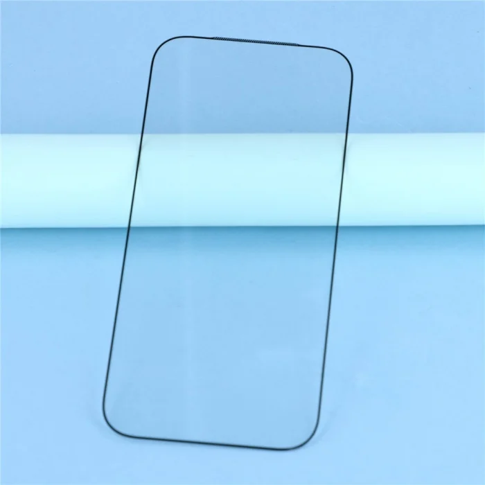 İphone 15 Pro ile Uyumlu Tam Kaplayan Toz Tutmayan Anti Statik Cam