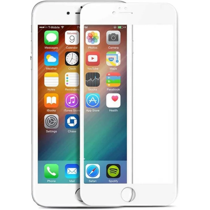 İphone 7-8  Beyaz ile Uyumlu Mat Seramik Nano Ekran Koruyucu PMMA