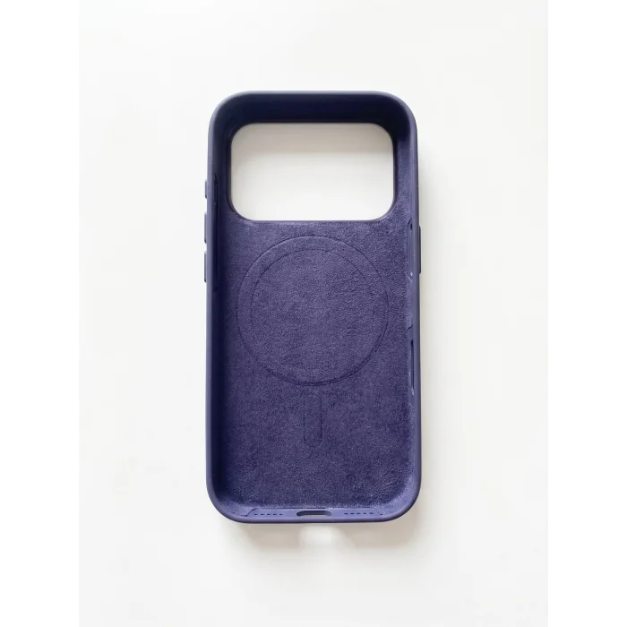 İphone 17 Pro Max ile Uyumlu Magsafe Özellikli İçi Kadife Liqit Silikon Kılıf