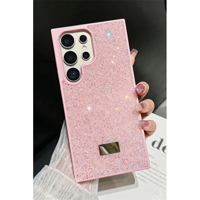 Samsung S26 ULTRA İle Uyumlu İnce Parlak Taşlı Premium Sw Telefon Kılıfı