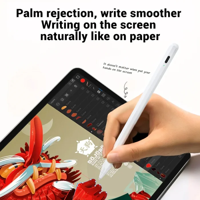 Joyroom JR-K12 Android Ve İos Uyumlu Otomatik Çift Modlu Kapasitif Pen Siyah