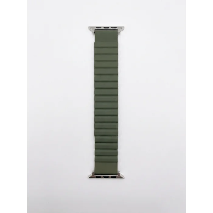 Apple Watch ile Uyumlu 42-44-45 mm Silikon Manyetik Kordon