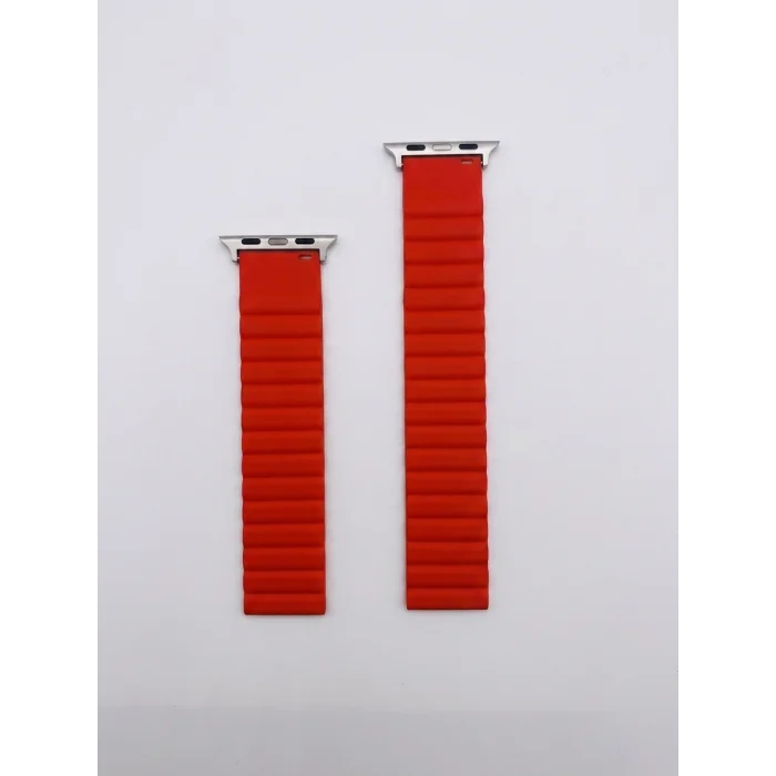 Apple Watch ile Uyumlu 38-40-41 mm Silikon Manyetik Kordon