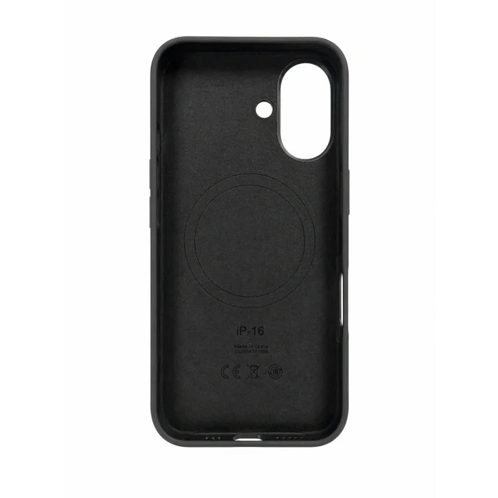 İphone 16 ile Uyumlu Animasyonlu Kablosuz Şarj Özellikli İçi Kadife Liqit Silikon Kılıf