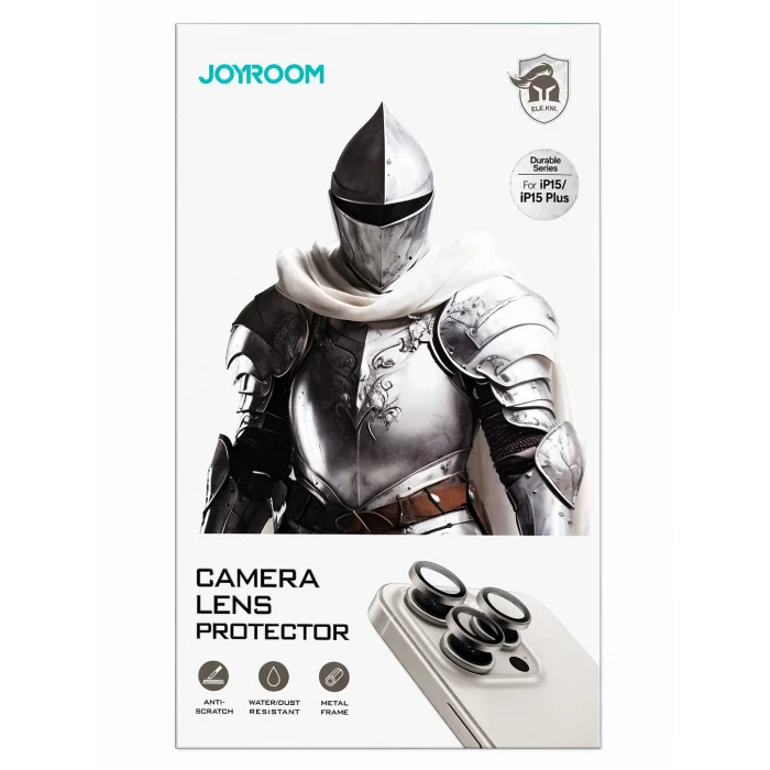 Joyroom İphone 15/15 Plus ile Uyumlu Taşlı Kamera Premium Lens Koruyucu
