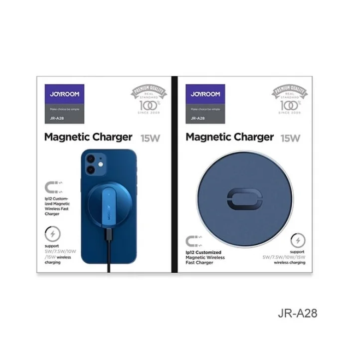 JOYROOM 15W JR-A28 MAGSAFE WİRELESS ŞARJ ALETİ
