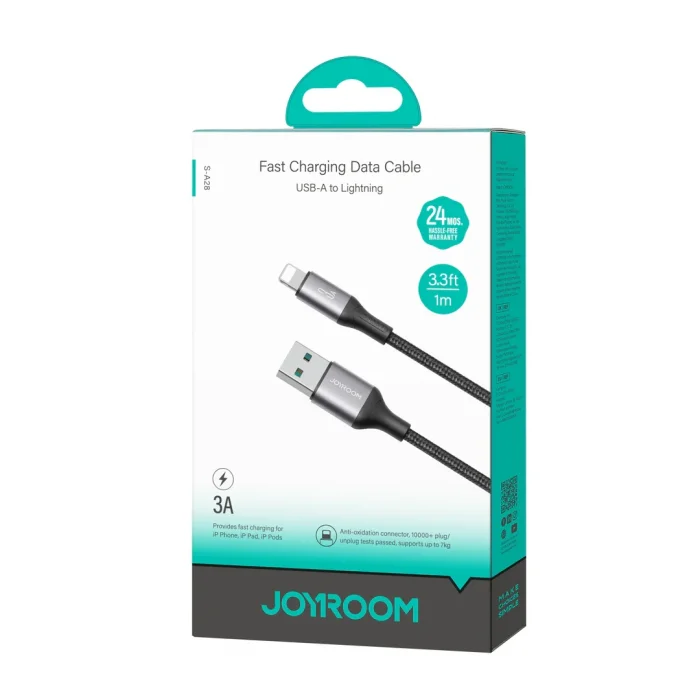 Joyroom 3A Fast Charging Data Kablo (U to L) 1 Metre
