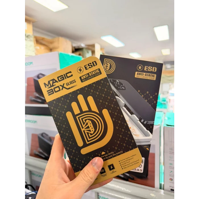 Magic Box Kurulum Aparatlı İphone 16 Pro Anti Statik Cam