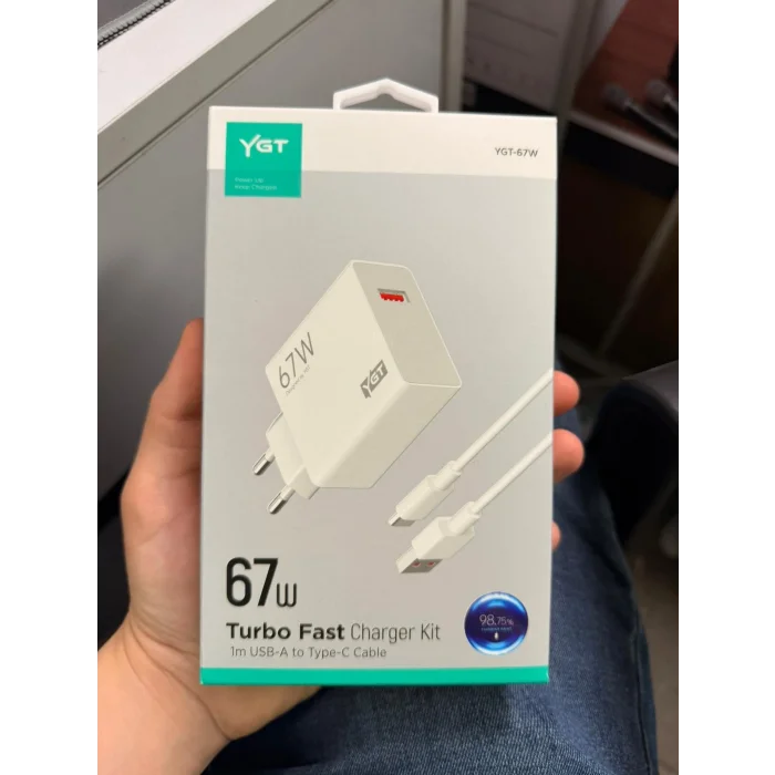Ygt+ 67W Şarj Adaptörü Ve Kablosu