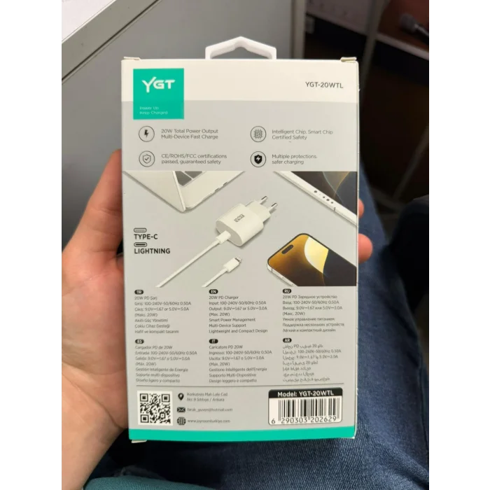 Ygt+ Q3 20W Pd Set Şarj Aleti