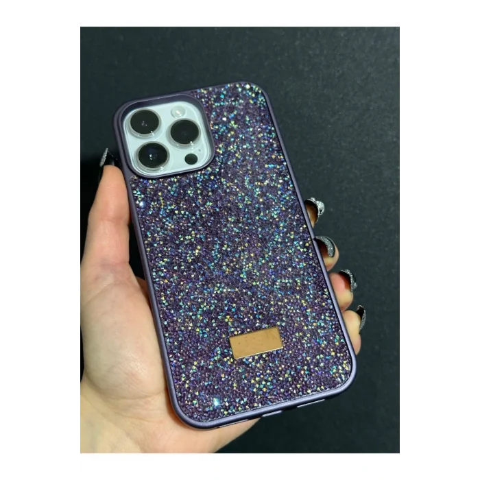 İphone 11 Uyumlu Sw İnce Taşlı Elmas Işıltılı Telefon Kılıfı