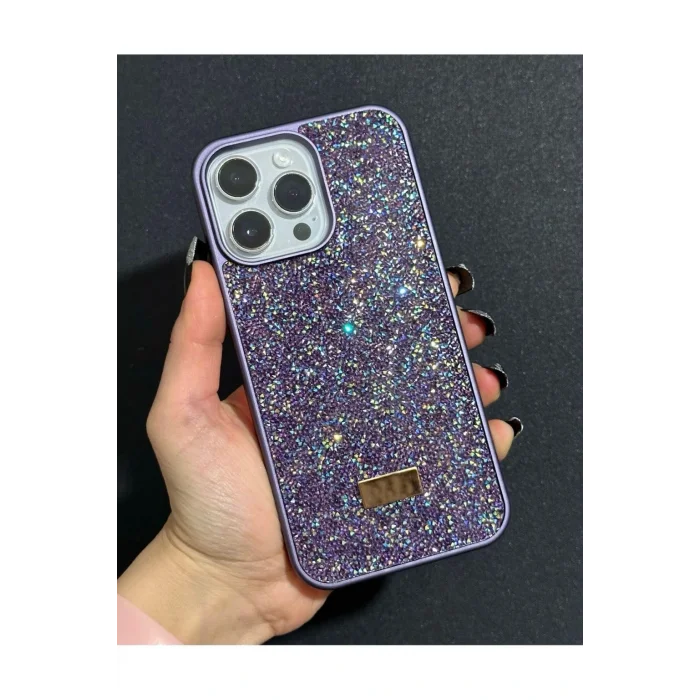İphone 11 Uyumlu Sw İnce Taşlı Elmas Işıltılı Telefon Kılıfı