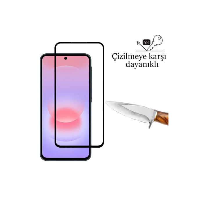 Samsung Galaxy A37-A57 İle Uyumlu Anti Statik Cam Ekran Koruyucu