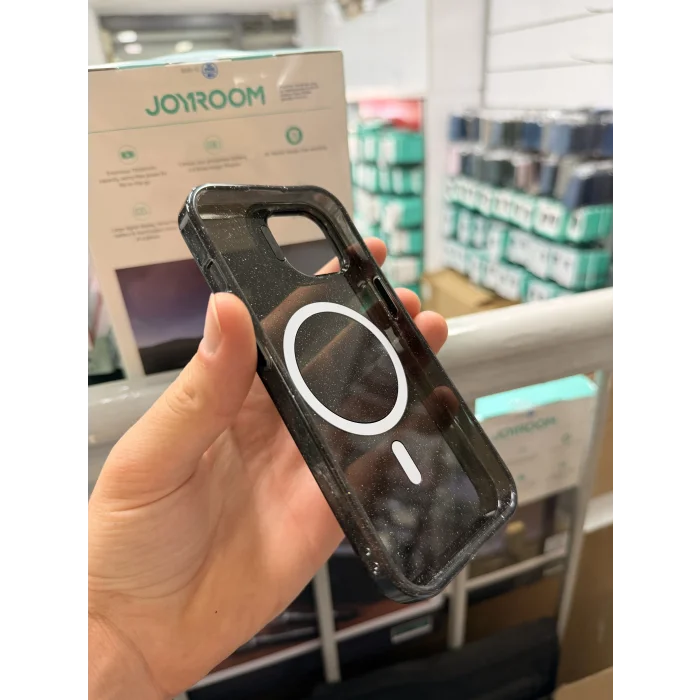 iPhone 13-14 Uyumlu Star Simli Standlı Magsafe Kılıf