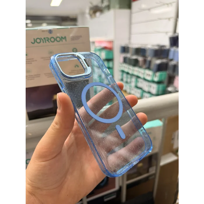 iPhone 15 Star Simli Standlı Magsafe Kılıf
