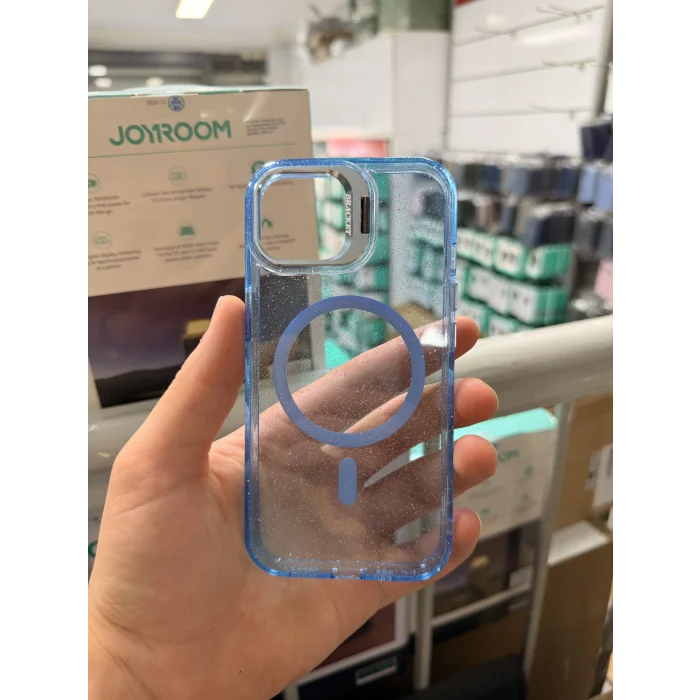iPhone 15 Star Simli Standlı Magsafe Kılıf