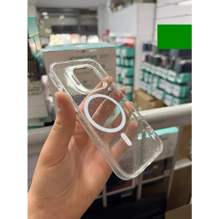 iPhone 16 Uyumlu Star Simli Standlı Magsafe Kılıf
