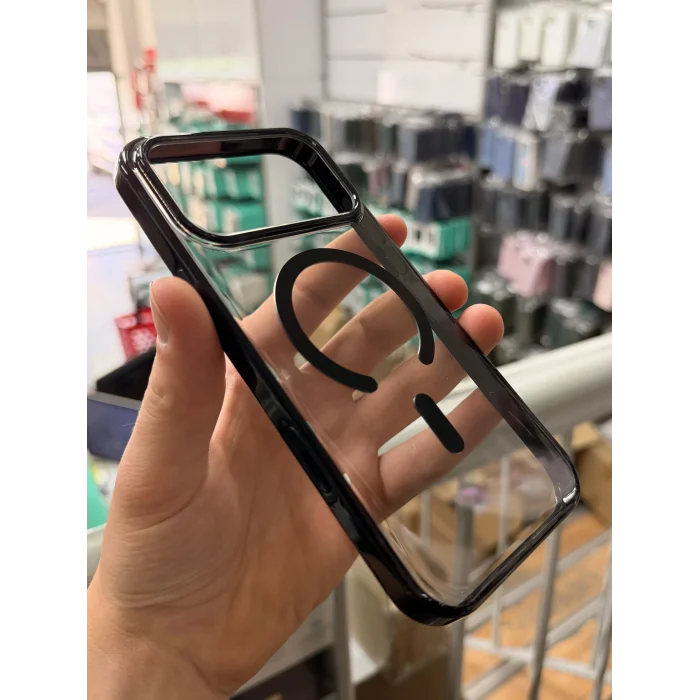 iPhone 18 Pro Max Hrf Magsafe Akıllı Tuşlu Sararmaz Kılıf