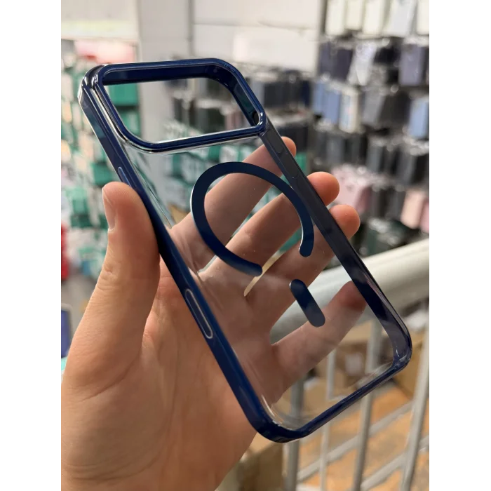iPhone 18 Pro Max Hrf Magsafe Akıllı Tuşlu Sararmaz Kılıf
