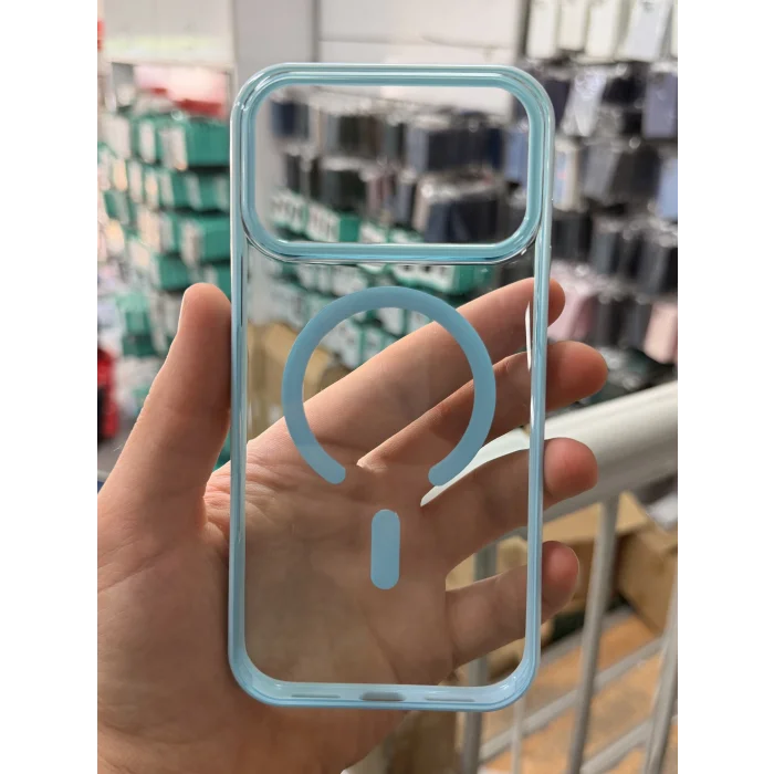 iPhone 18 Pro Max Hrf Magsafe Akıllı Tuşlu Sararmaz Kılıf