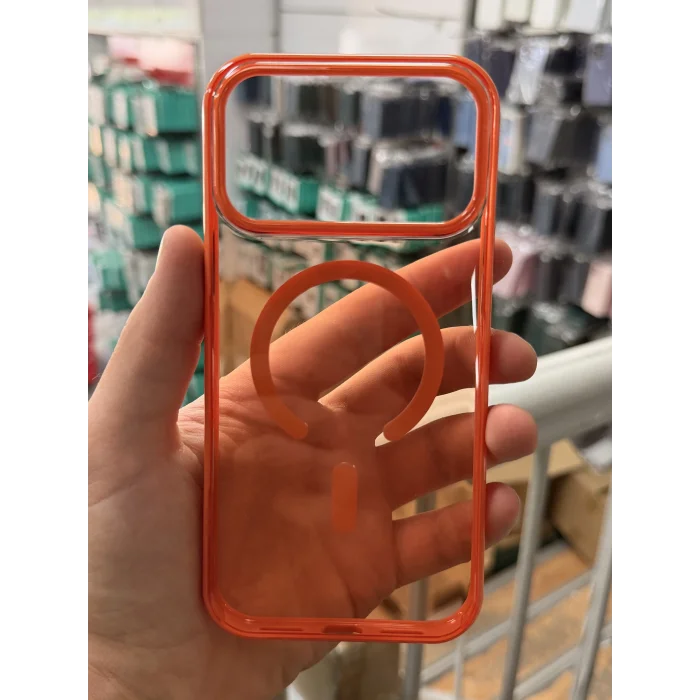 iPhone 18 Pro Max Hrf Magsafe Akıllı Tuşlu Sararmaz Kılıf