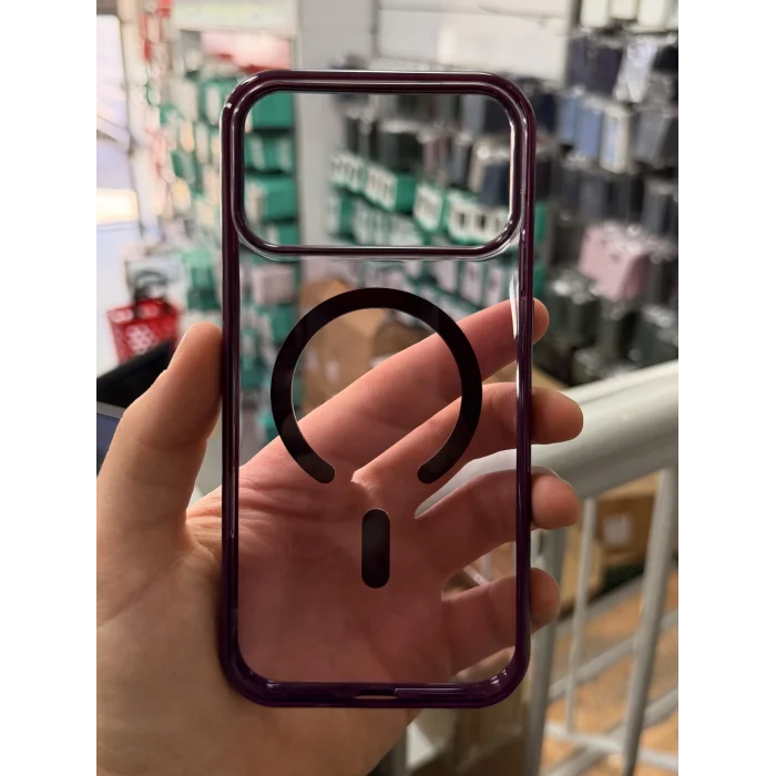 iPhone 18 Pro Hrf Magsafe Akıllı Tuşlu Sararmaz Kılıf