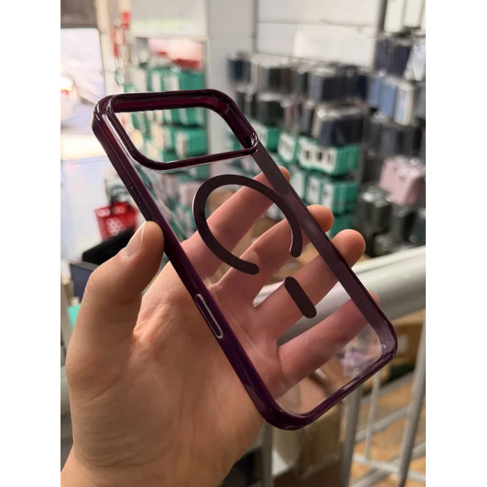 iPhone 18 Pro Hrf Magsafe Akıllı Tuşlu Sararmaz Kılıf