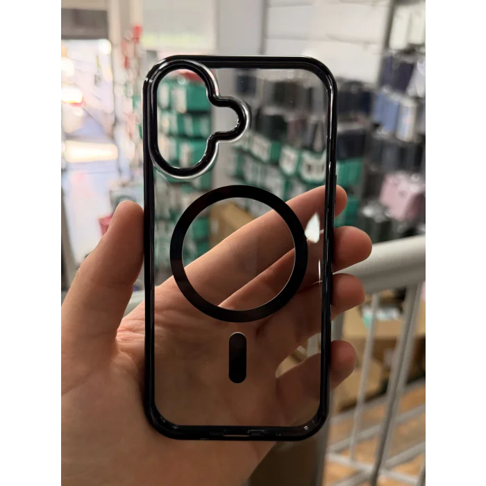 iPhone 17 Hrf Magsafe Akıllı Tuşlu Sararmaz Kılıf