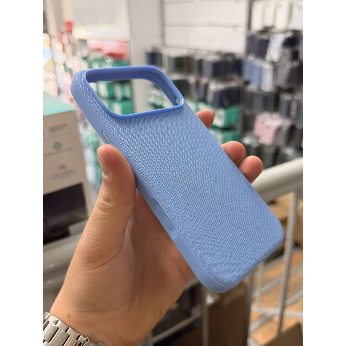 iPhone 17 Pro Max - 18 Pro Max Magsafe Uyumlu Mikrovoven Dokuma Kılıf
