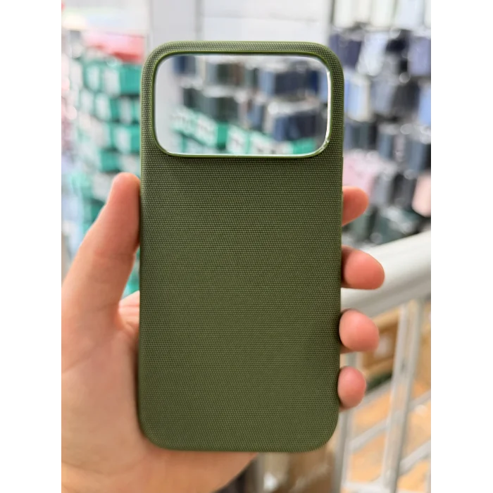 iPhone 17 Pro Max - 18 Pro Max Magsafe Uyumlu Mikrovoven Dokuma Kılıf